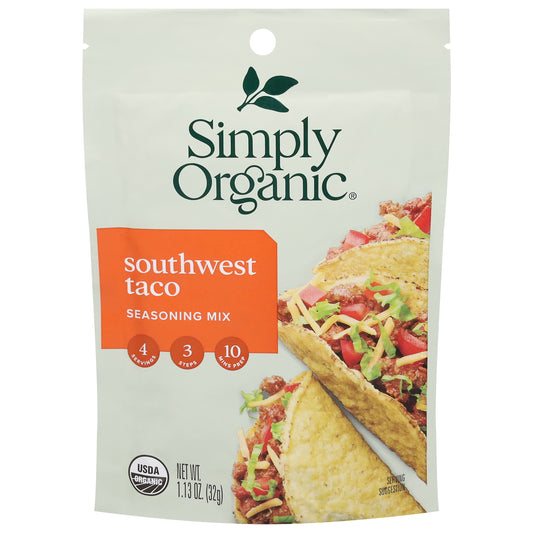 Simply Organic Southwest Taco Seasoning Mix 1.13 oz