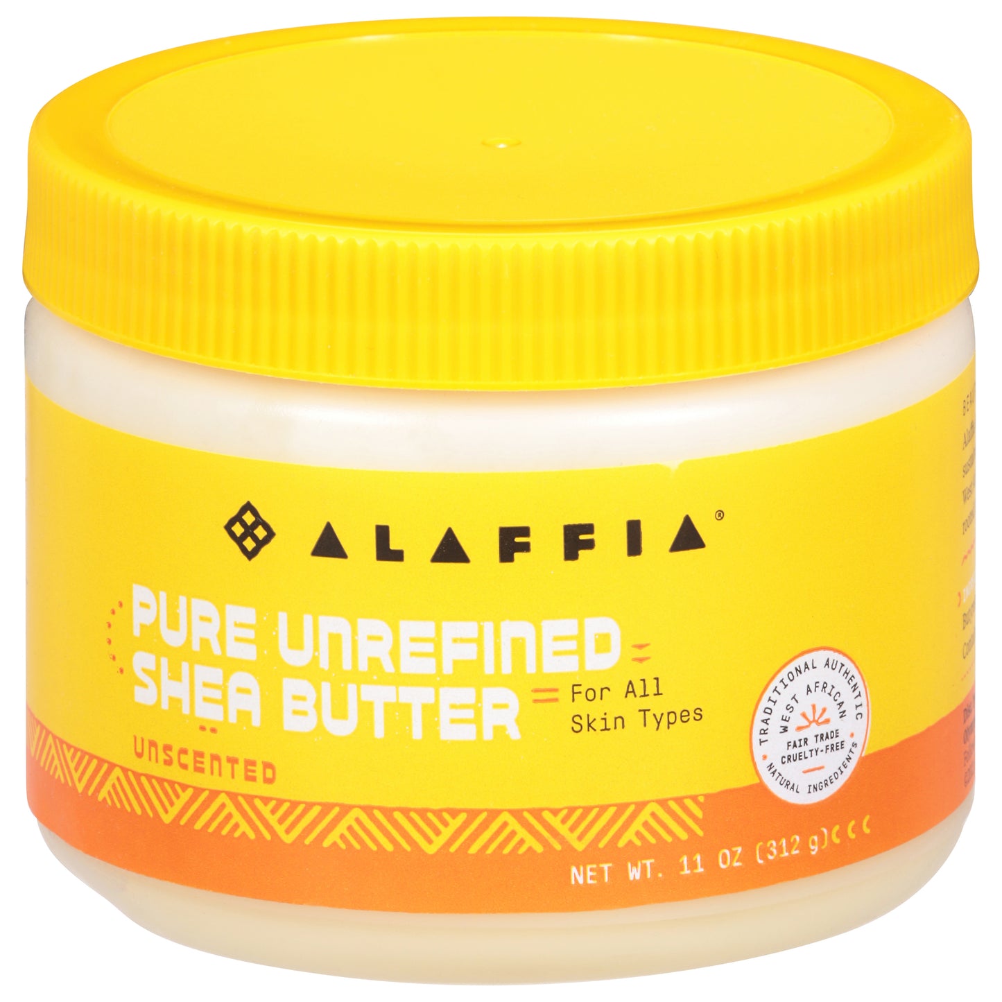 Alaffia Pure Unrefined Unscented Shea Butter 11 oz
