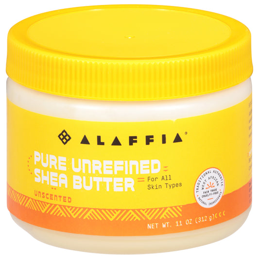 Alaffia Pure Unrefined Unscented Shea Butter 11 oz