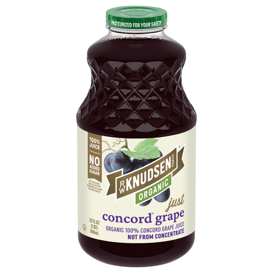 RW Knudsen Family Organic Just Concord Grape 100% Juice 32 fl oz