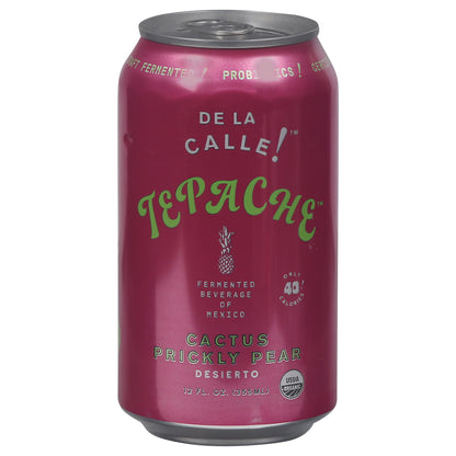 De La Calle! Tepache Cactus Prickly Pear Fermented Beverage 12 fl oz