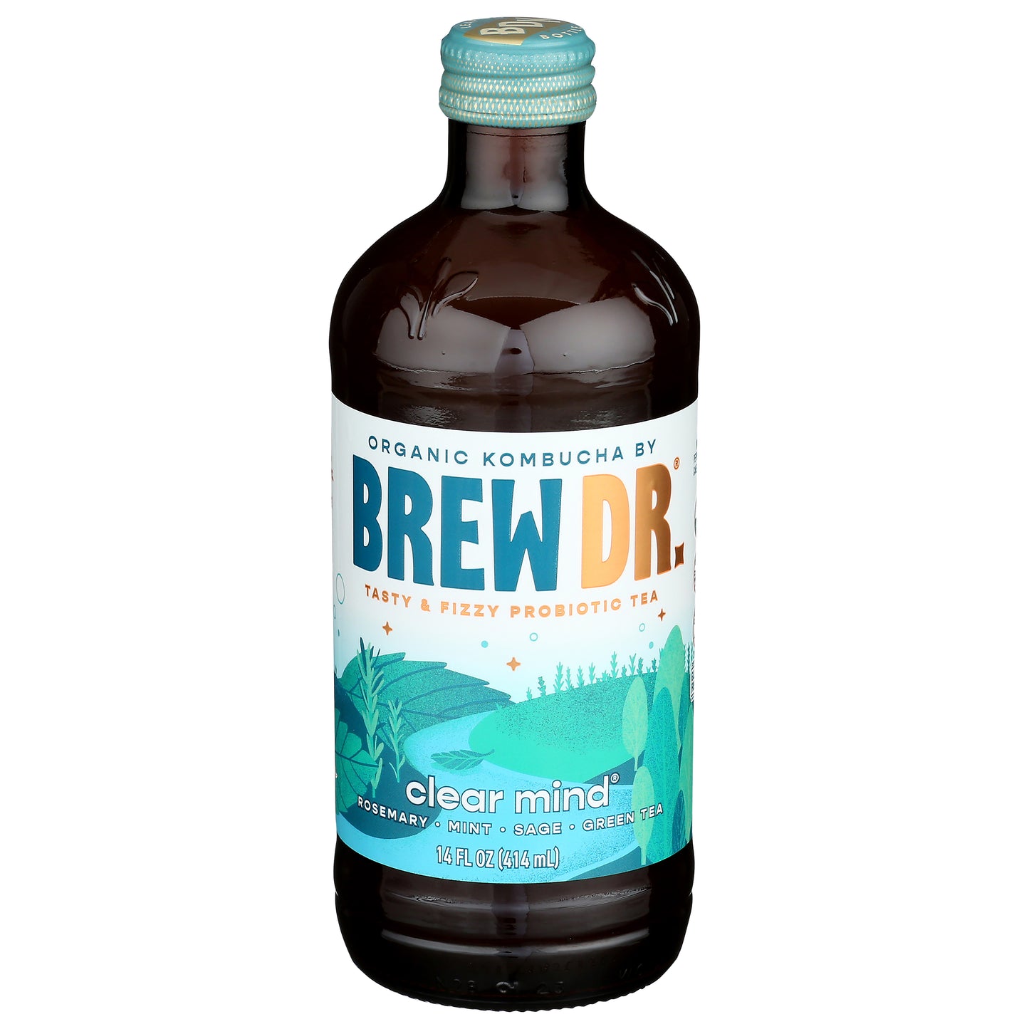 Brew Dr Kombucha Clear Mind 14oz