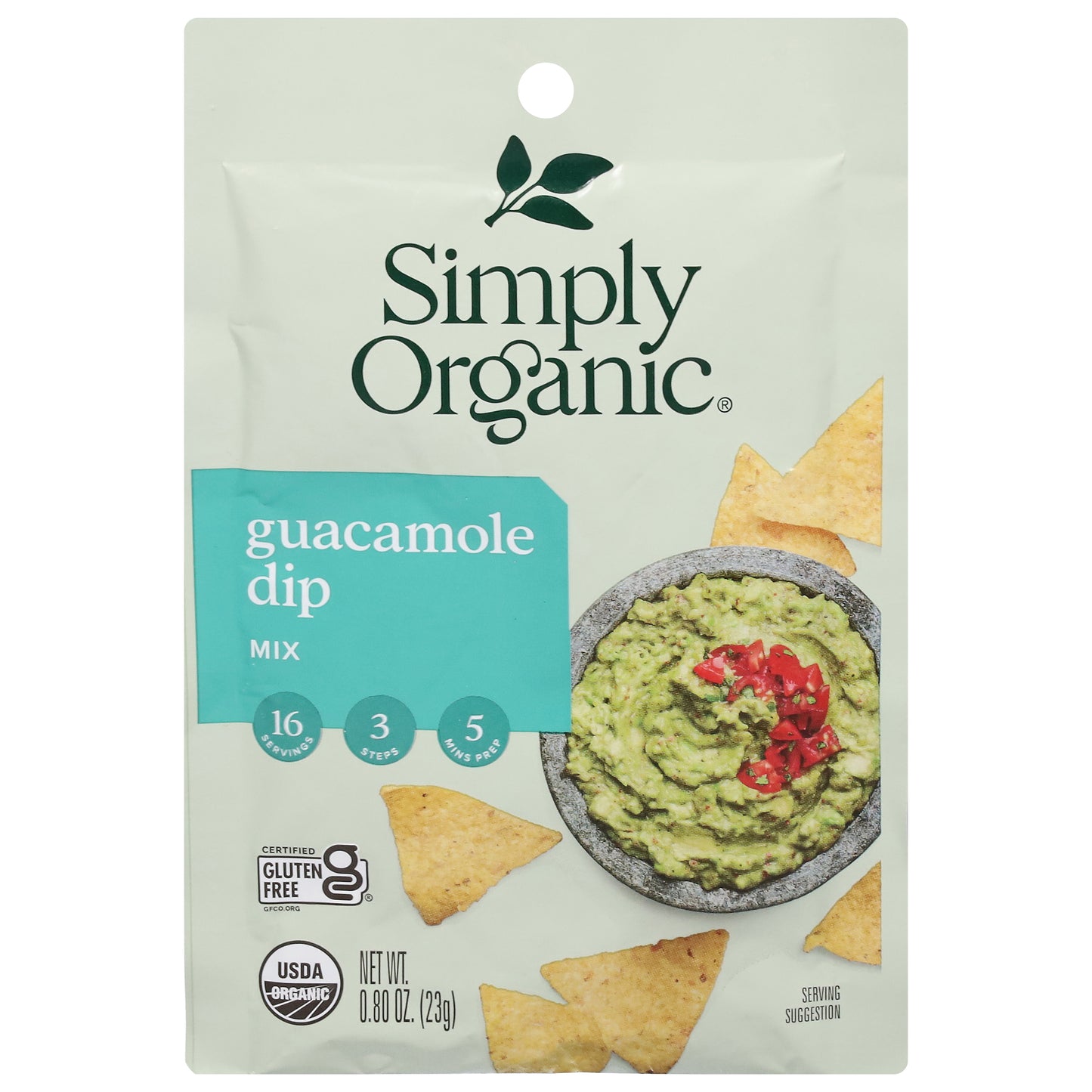 Simply Organic Guacamole Dip Mix 0.80 oz