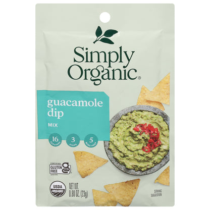 Simply Organic Guacamole Dip Mix 0.80 oz
