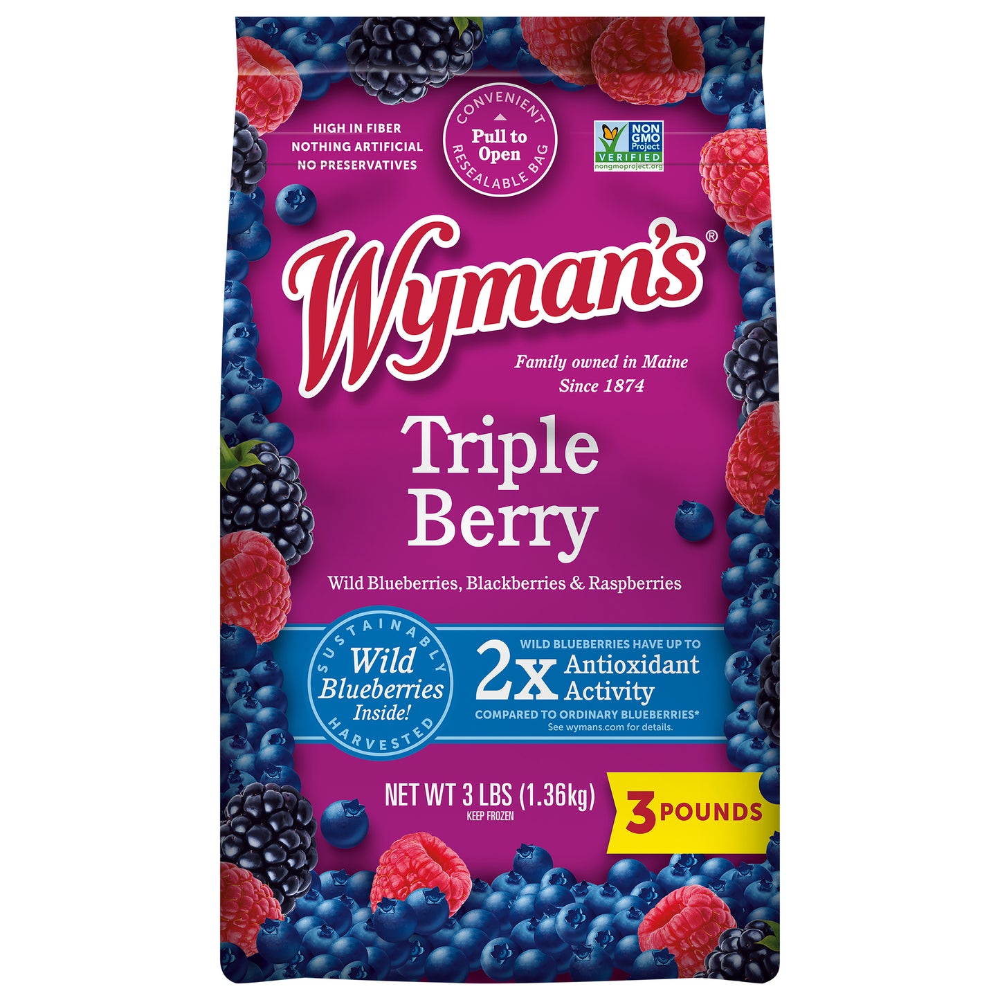 Wyman's Triple Berry 3 lb