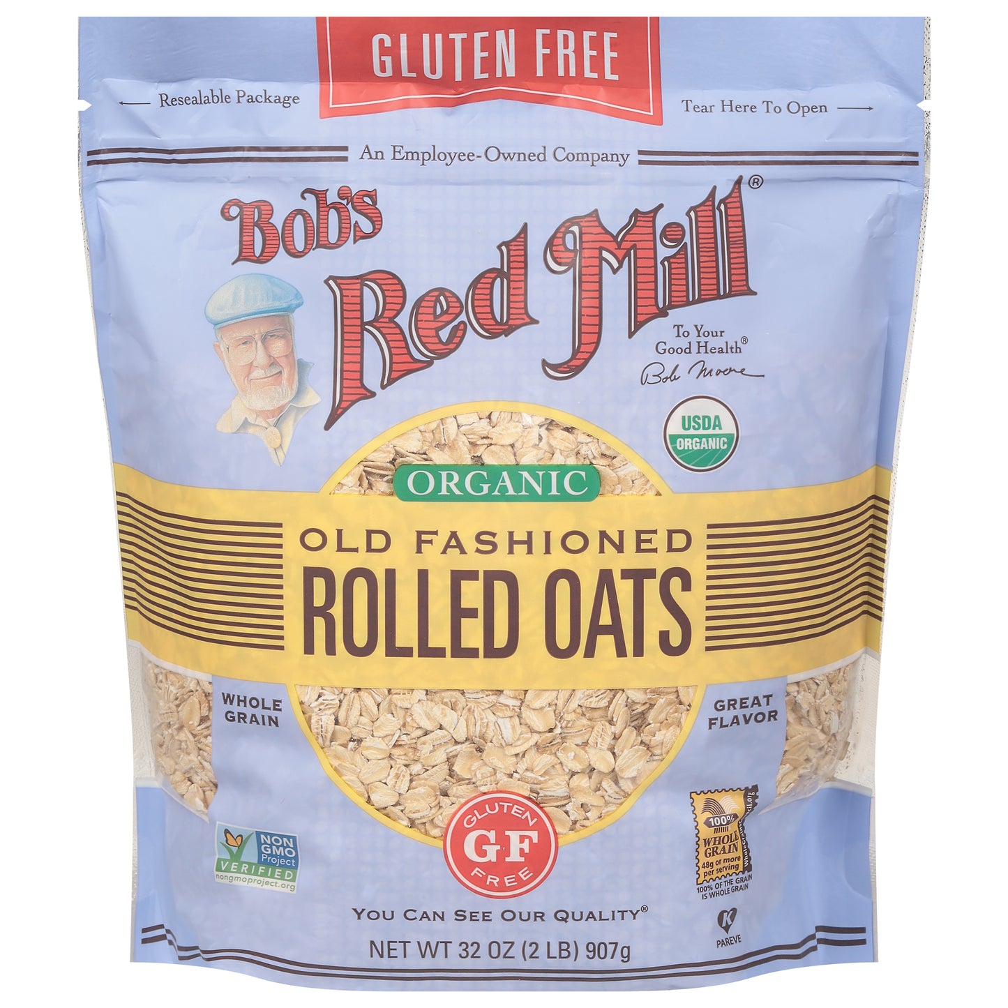 Bob's Red Mill Organic Old Fashioned Rolled Oats 32 oz