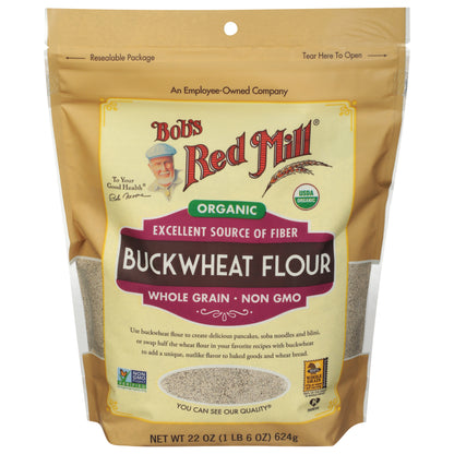 Bob's Red Mill Organic Whole Grain Buckwheat Flour 22 oz