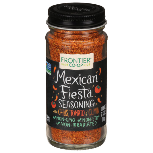 Frontier Co-op Mexican Fiesta Seasoning with Chilis, Tomato & Cumin 2.12 oz
