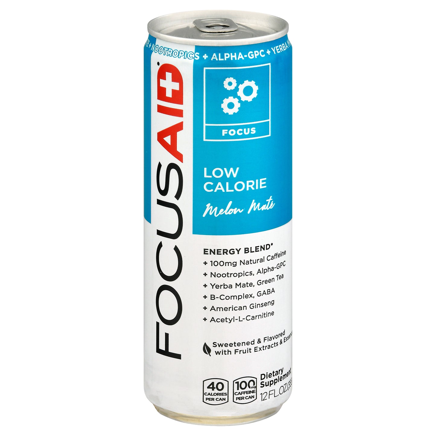 Focusaid Focus Low Calorie Melon Mate Energy Blend 12 fl oz Can