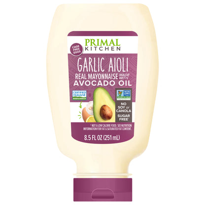 Primal Kitchen Garlic Aioli Mayo Squeeze - 8.5 fl oz