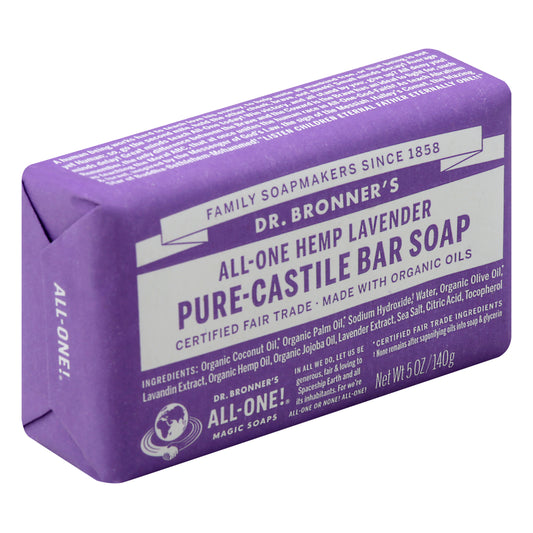 Dr Bronners Bar Soap 5 oz - Lavender