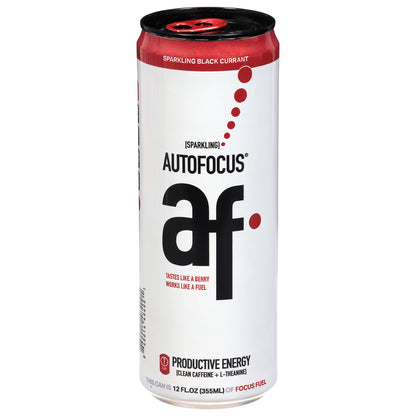 Autofocus Sparkling Black Currant Energy Drink 12 fl oz