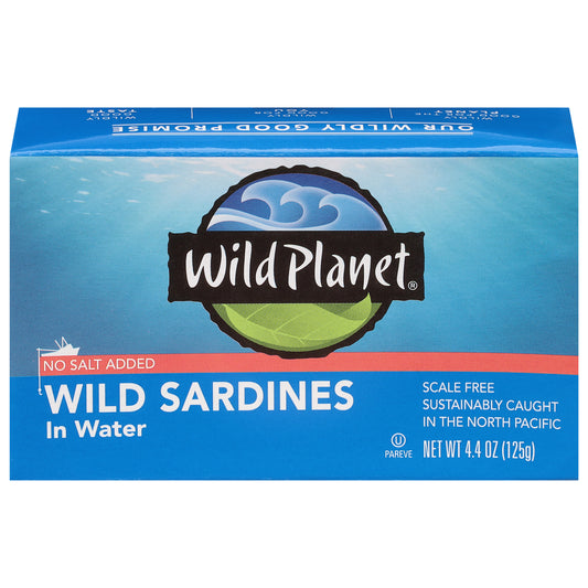 Wild Planet Wild Sardines in Water in Water 4.4 oz