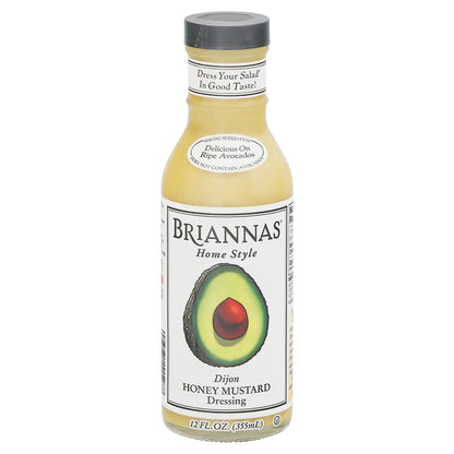 Briannas Home Style Dijon Honey Mustard Dressing 12 fl oz