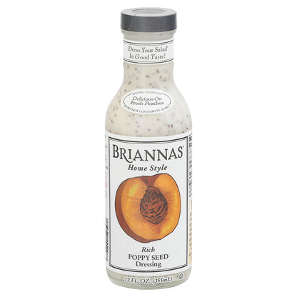 Briannas Home Style Rich Poppy Seed Dressing 12 fl oz