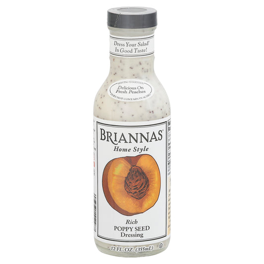Briannas Home Style Rich Poppy Seed Dressing 12 fl oz