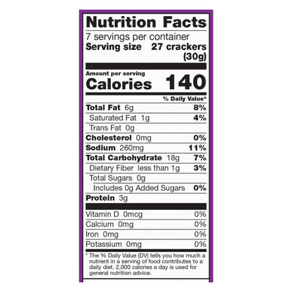 Annie's Organic Cheddar Squares, Baked Cracker Snacks, 7.5 oz