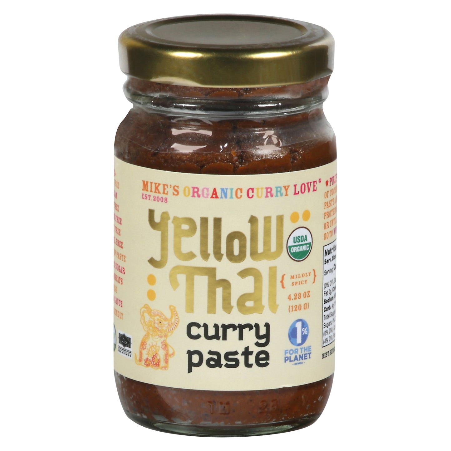 Mike's Organic Curry Love Mildly Spicy Yellow Thai Curry Paste 4.23 oz