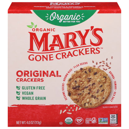 Mary's Gone Crackers Organic Original Crackers 4.0 oz