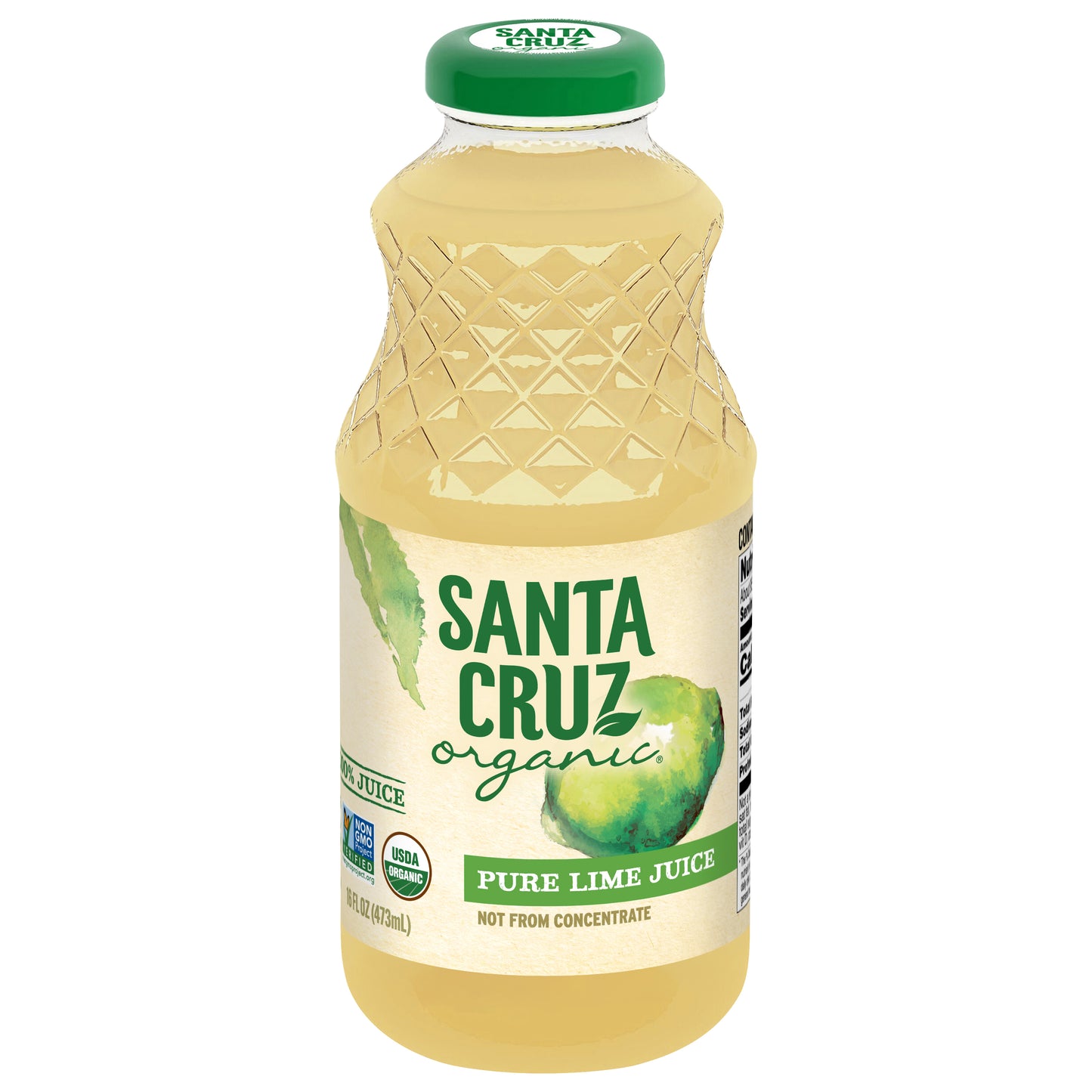 Santa Cruz Organic Pure Lime Juice 16 fl oz