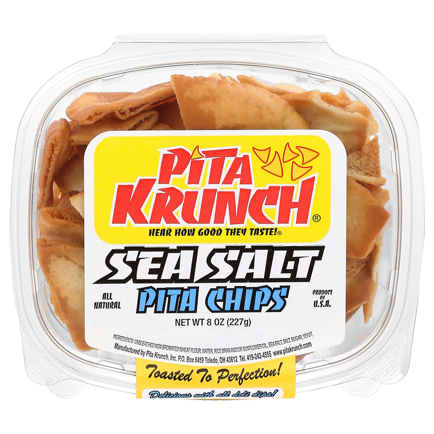 Pita Krunch All Natural Sea Salt Pita Chips 8 oz