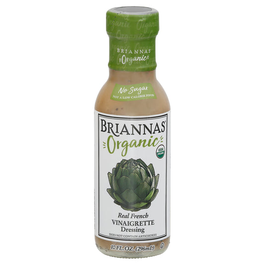Briannas Organic Vinaigrette Dressing 10 fl oz