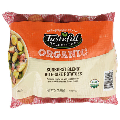 Tasteful Selections Organic Sunburst Blend Potatoes Bite-Size 24 oz