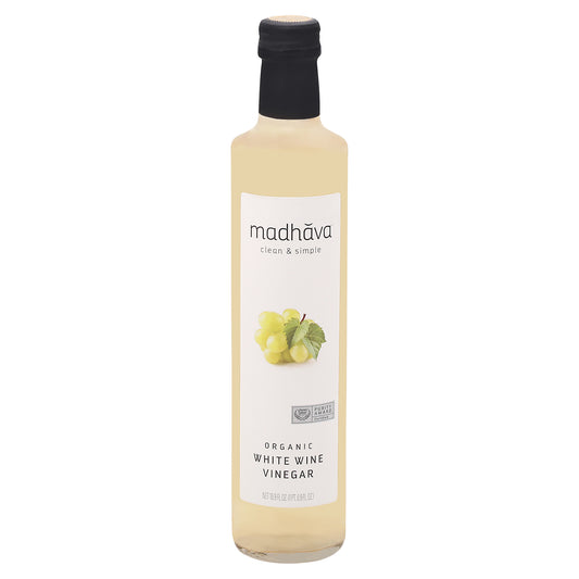 Madhava Organic White Wine Vinegar 16.9 fl oz