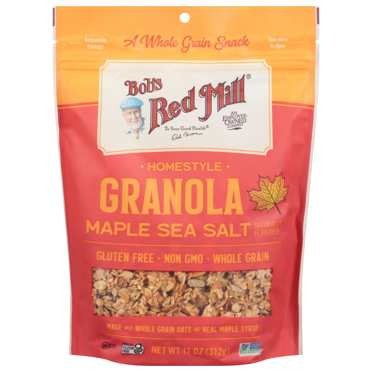Bob's Red Mill Homestyle Maple Sea Salt Granola 11 oz