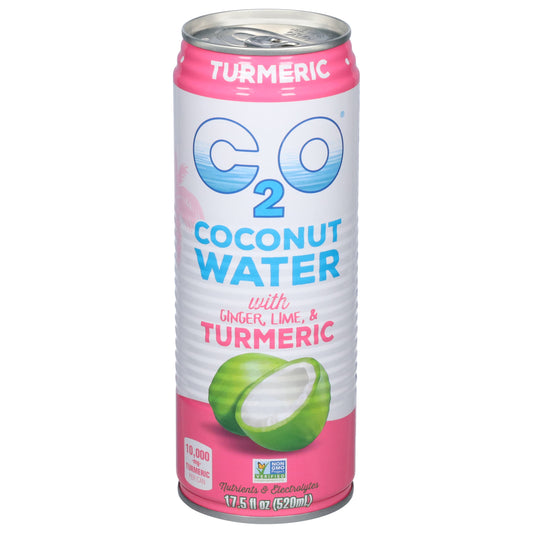 C2O Coconut Water with Ginger, Lime & Turmeric 17.5 fl oz
