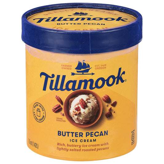 Tillamook Butter Pecan Ice Cream 1.5 qt