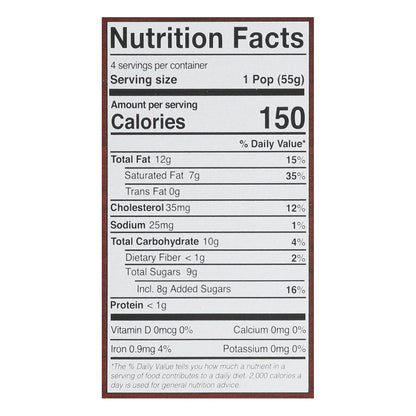 Jonny Pops Chocolate Fudge Ice Pops 4 - 2.06 fl oz Packs