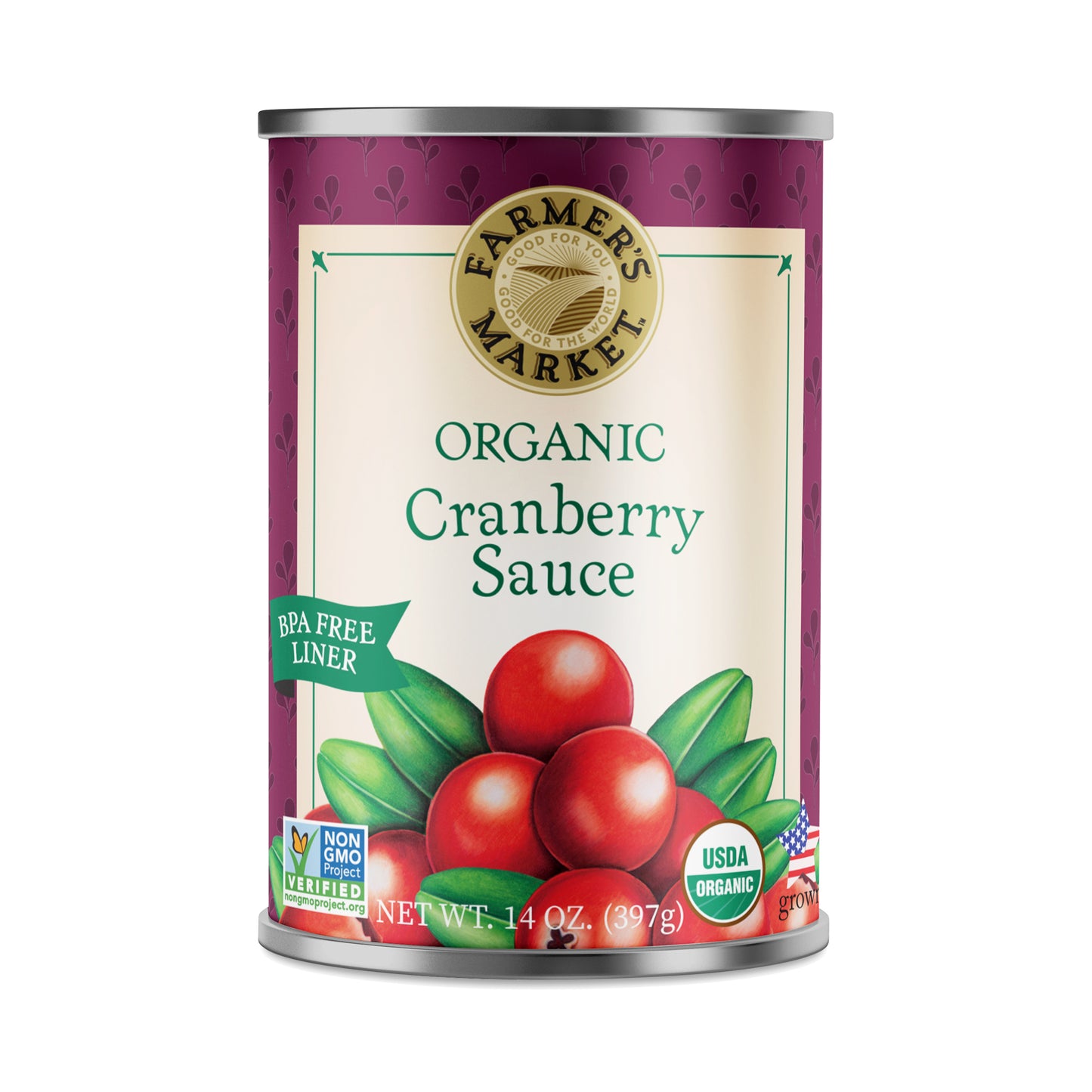 Farmer's Market Organic Cranberry Sauce