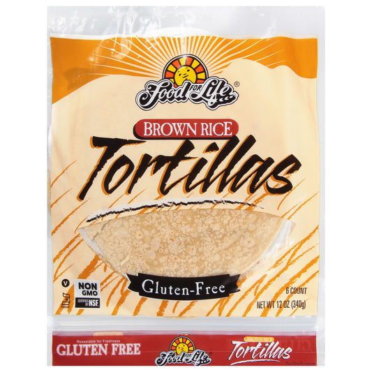 Food For Life Gluten Free Brown Free Tortillas 6 ea