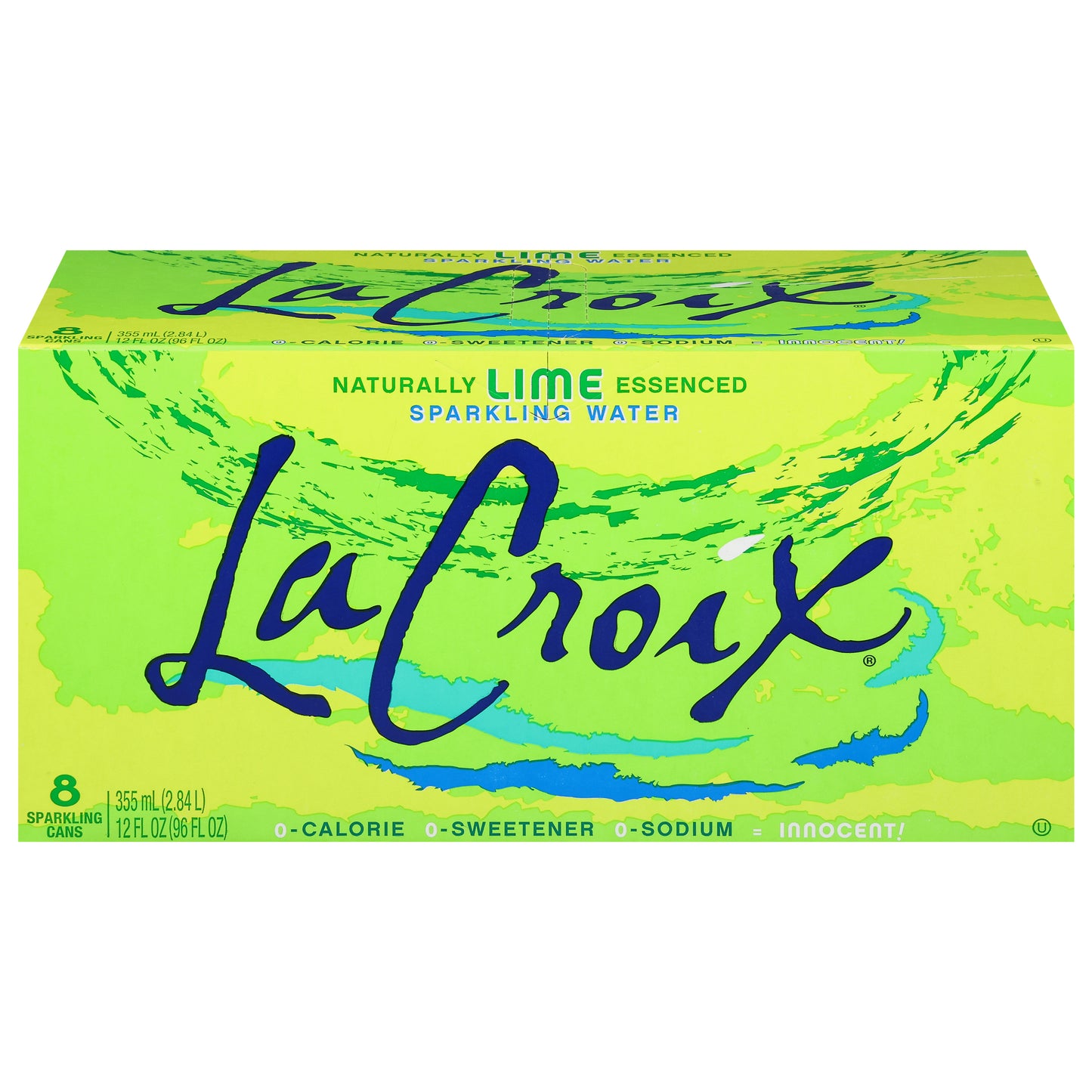 LaCroix Lime Sparkling Water 8 - 12 fl oz Cans