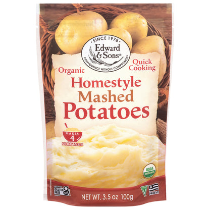 Edward & Sons Organic Quick Cooking Homestyle Mashed Potatoes 3.5 oz