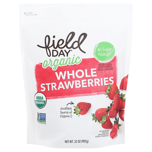 Field Day Organic Whole Strawberries 32 oz Pouch
