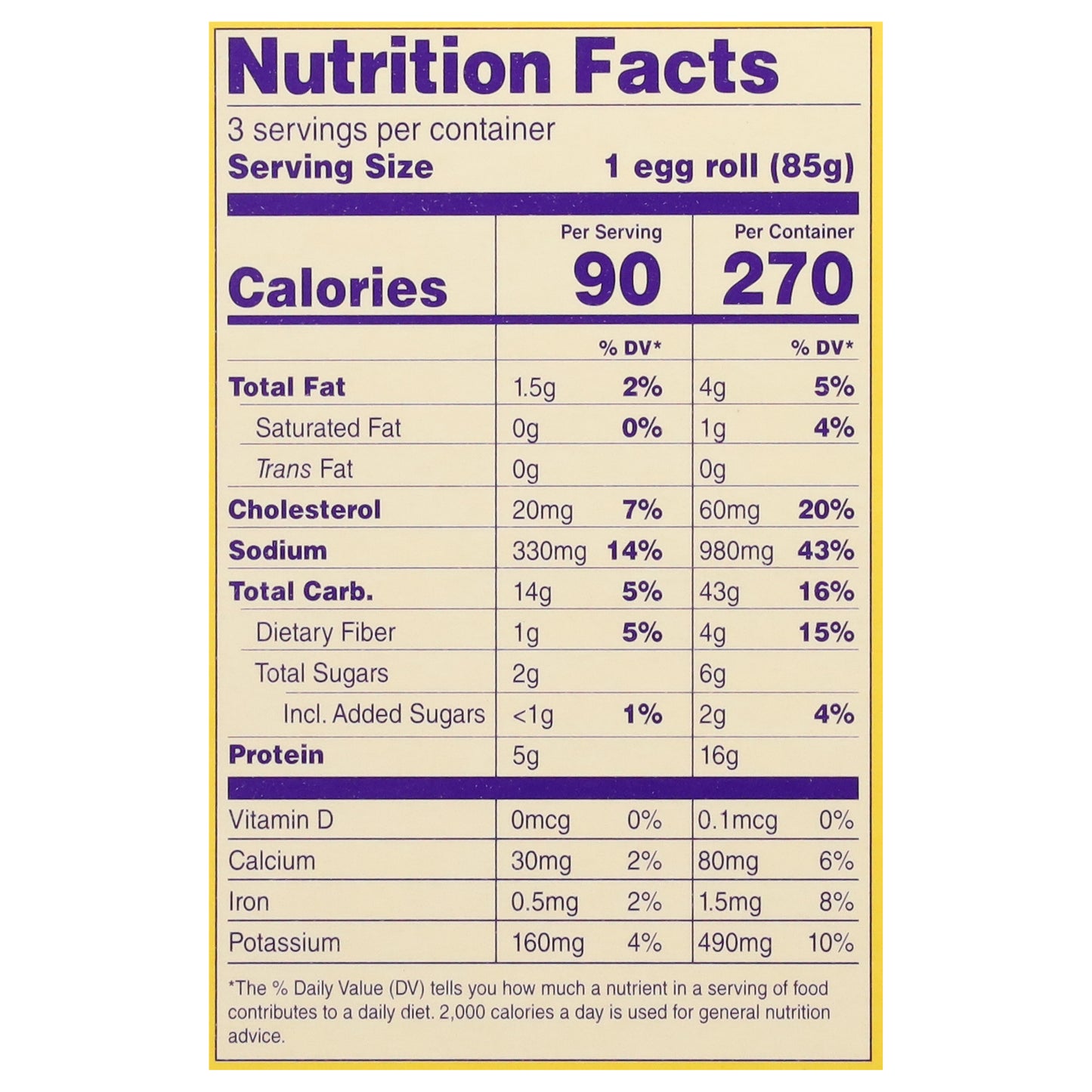 Feel Good Foods Chicken Egg Rolls 9 oz