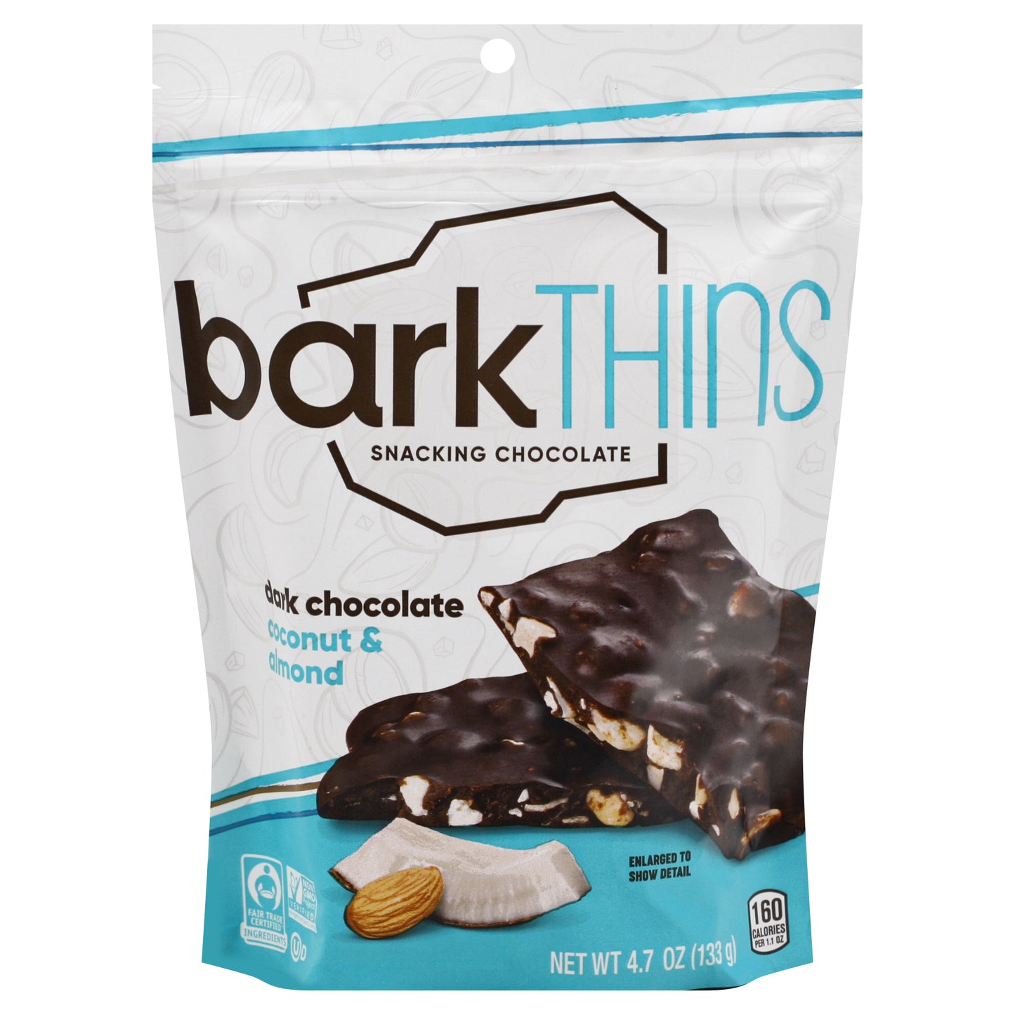 barkTHINS Dark Chocolate Coconut & Almond Snacking Chocolate 4.7 oz