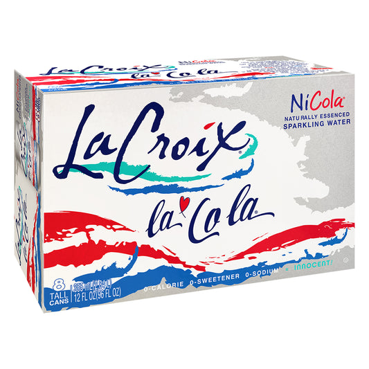 LaCroix NiCola La Cola Sparkling Water 8 - 12 fl oz Cans