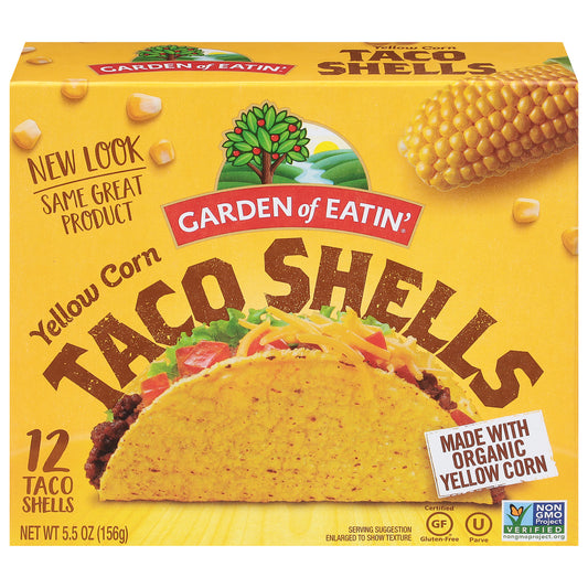 Garden of Eatin' Yellow Corn Taco Shells 12 ea