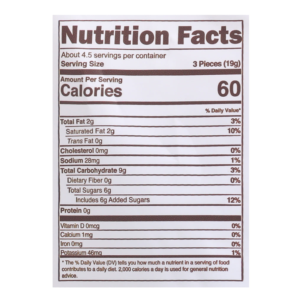 Cocomels Coconut Sugar Coconut Milk Caramels 3 oz