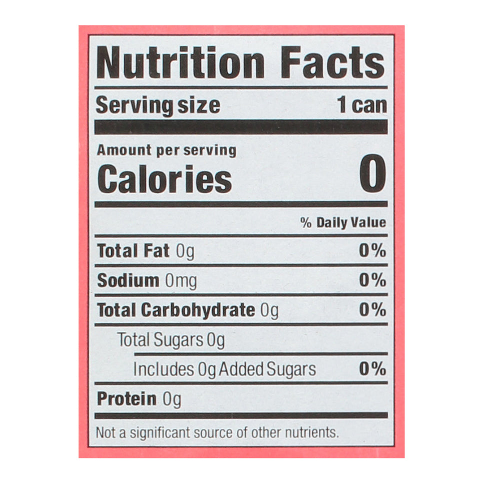 Nixie Strawberry Hibiscus Sparkling Water 8 Cans 12 fl oz Can 8 ea