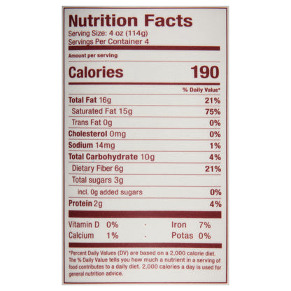 Cocojune Organic Vanilla Unsweetened Cultured Coconut 16 oz