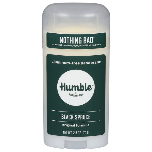 Humble Nothing Bad Aluminum-Free Original Formula Black Spruce Deodorant 2.5 oz