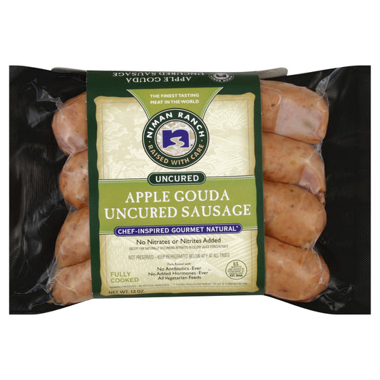 Niman Ranch Sausage 12 oz - Apple Gouda