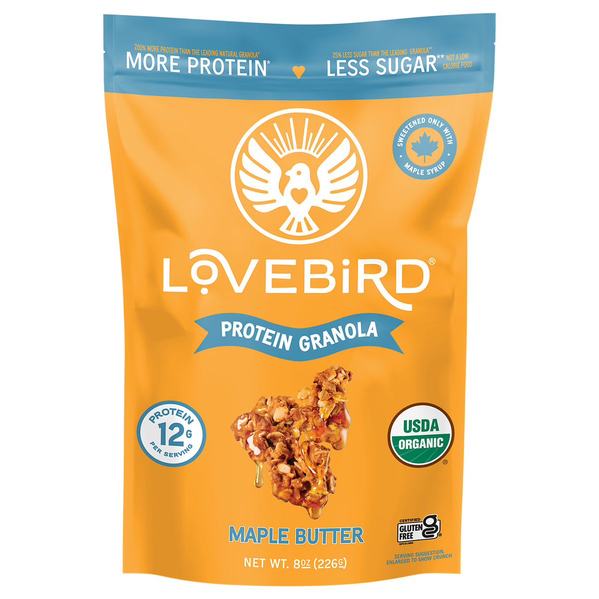 Lovebird Protein Granola - Maple Butter