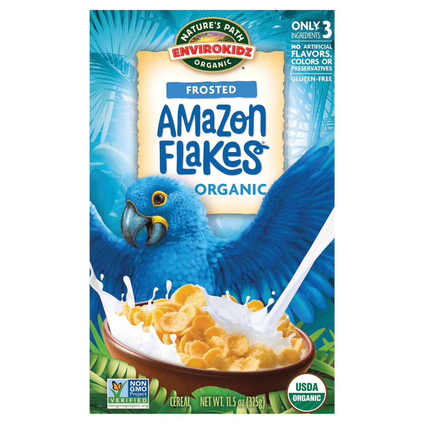 Nature's Path Envirokidz Organic Amazon Frosted Flakes Cereal 11oz Box