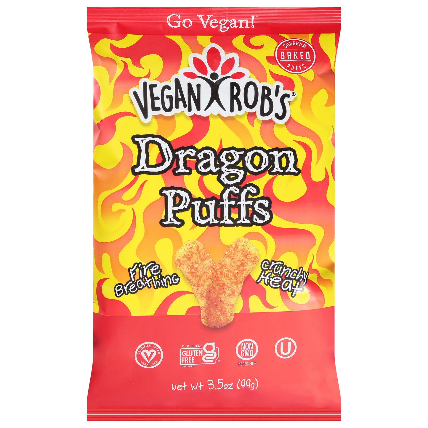 Vegan Rob's Sorghum Baked Dragon Puffs 3.5 oz