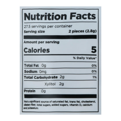 Pur Peppermint Aspartame Free Chewing Gum 55 Pieces